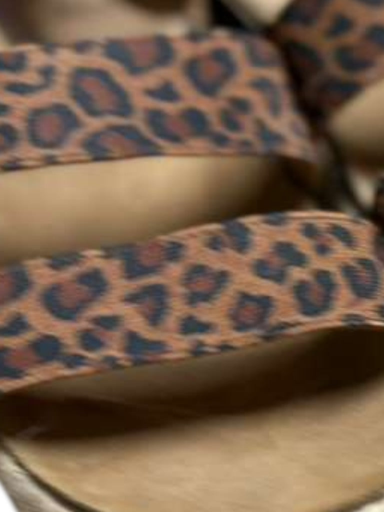 Cheetah sandals