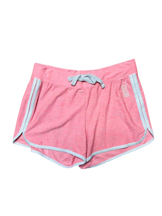 Justice active pink shorts