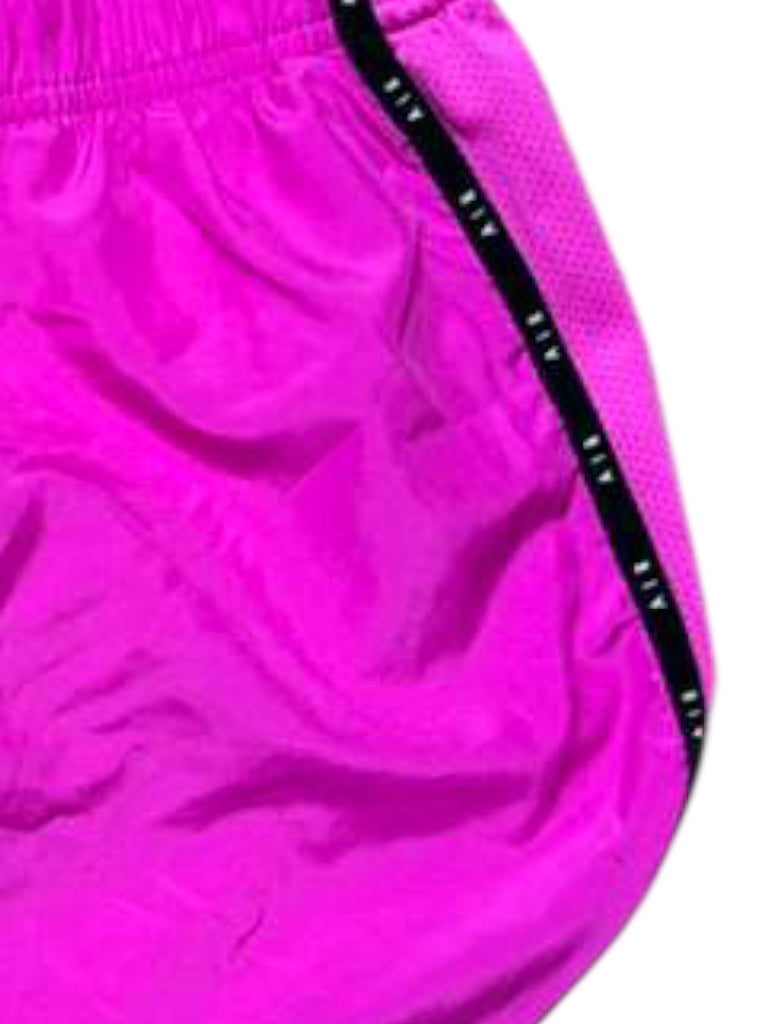 Nike fushia athletic shorts with black trim