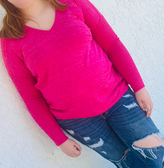 Hot Pink Lite Sweater