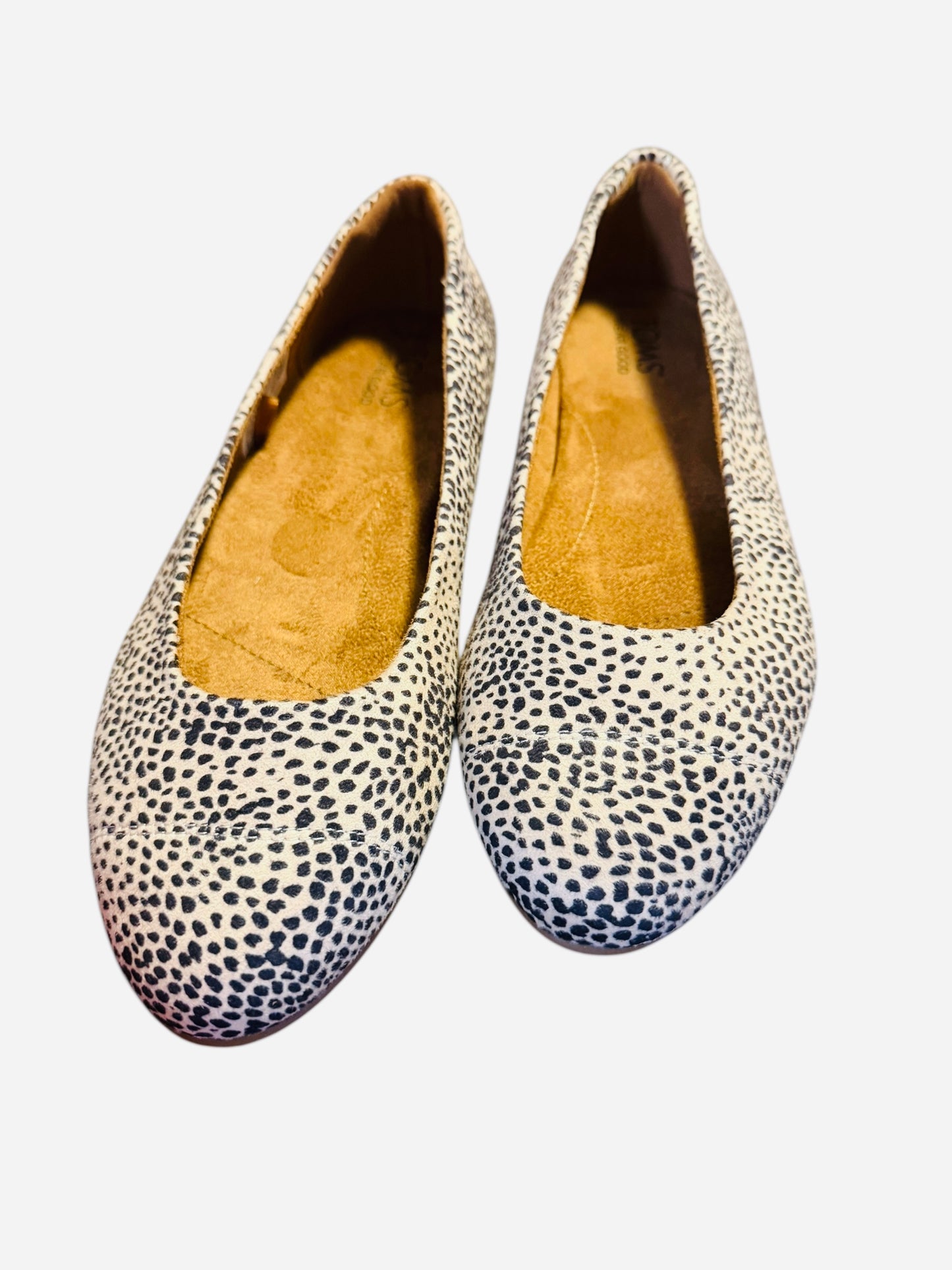 Tom’s Speckled print slip ons