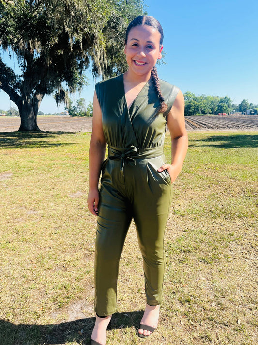 Rock out green jumper