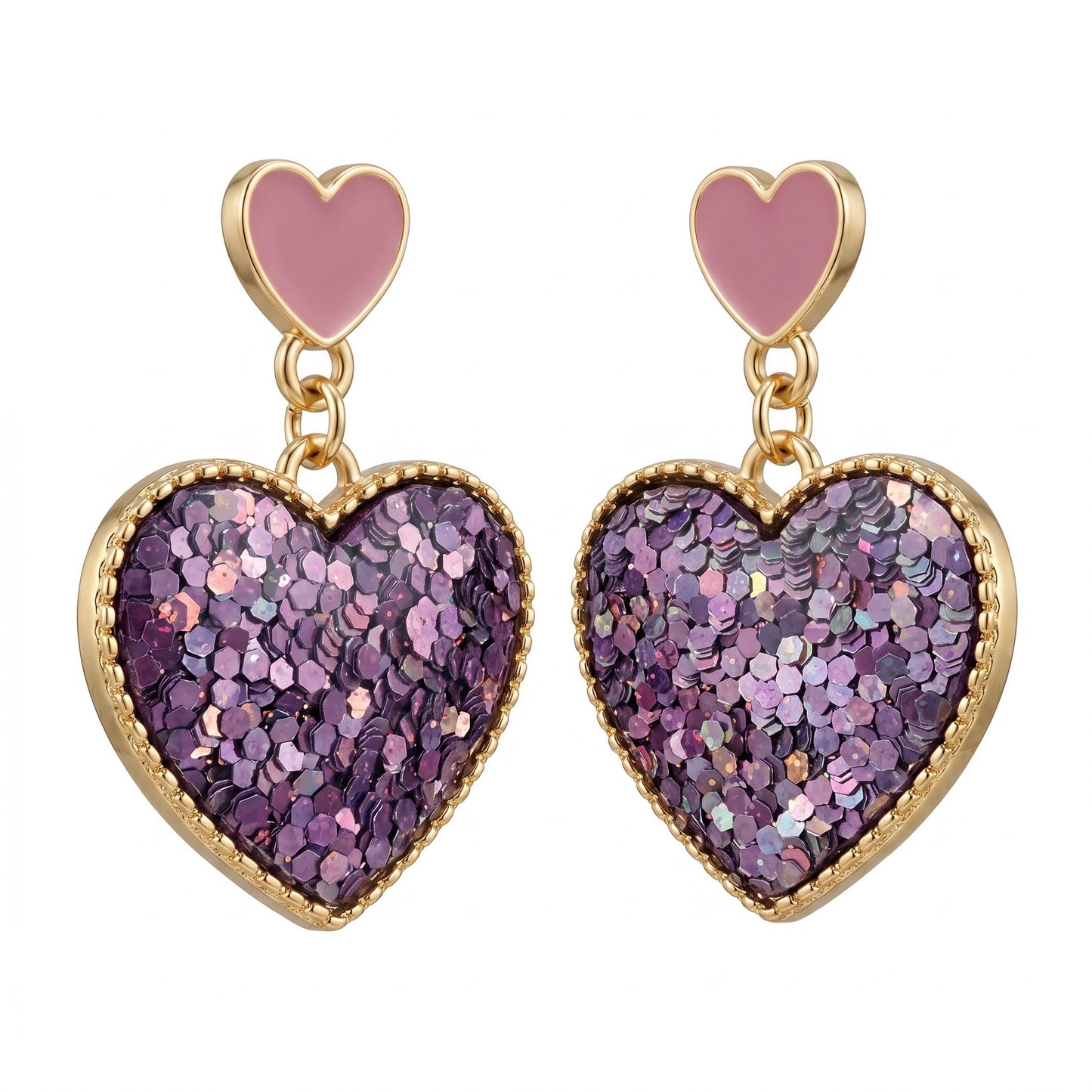 Purple Earrings