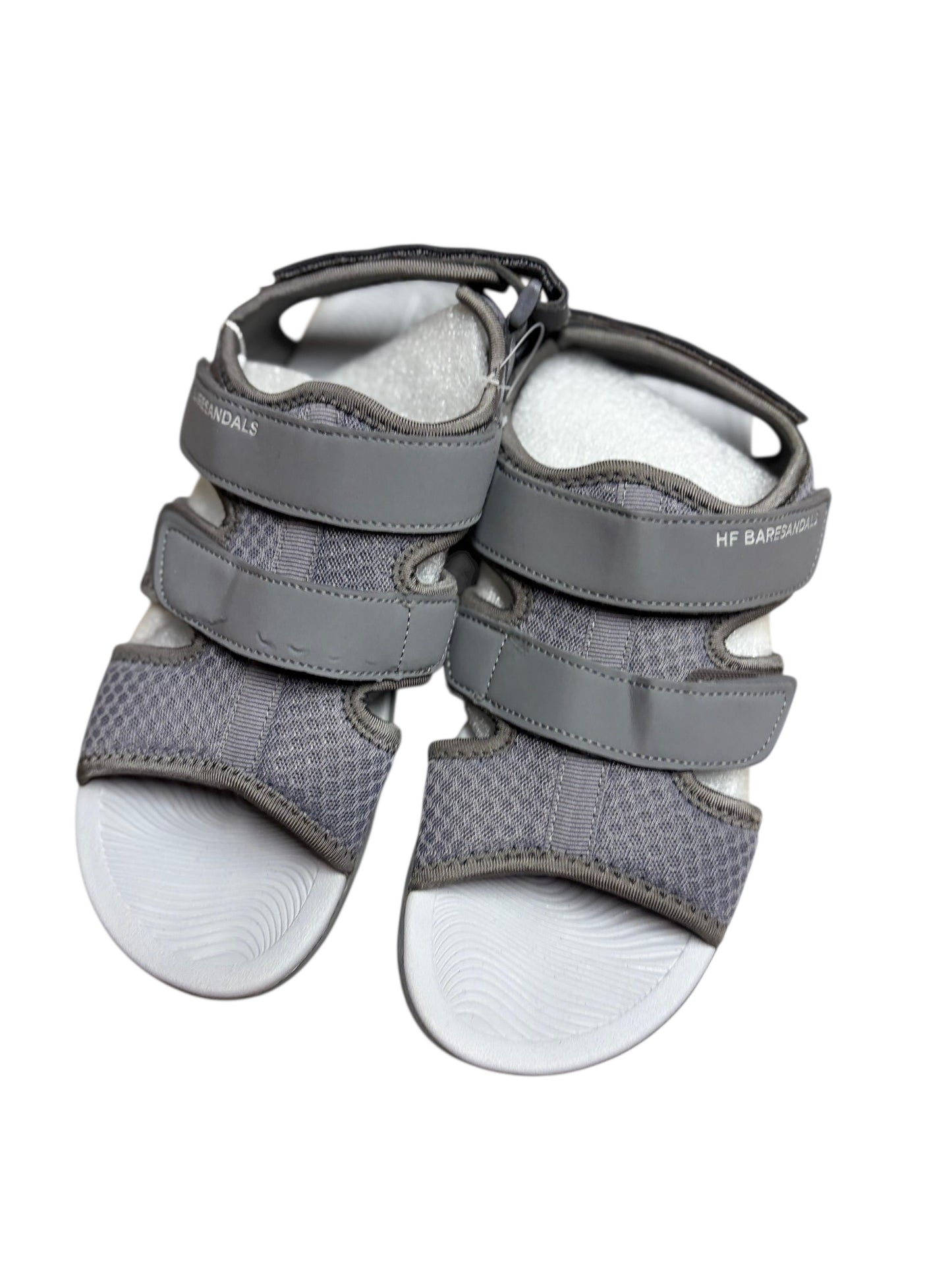 Baresandals grey nwt