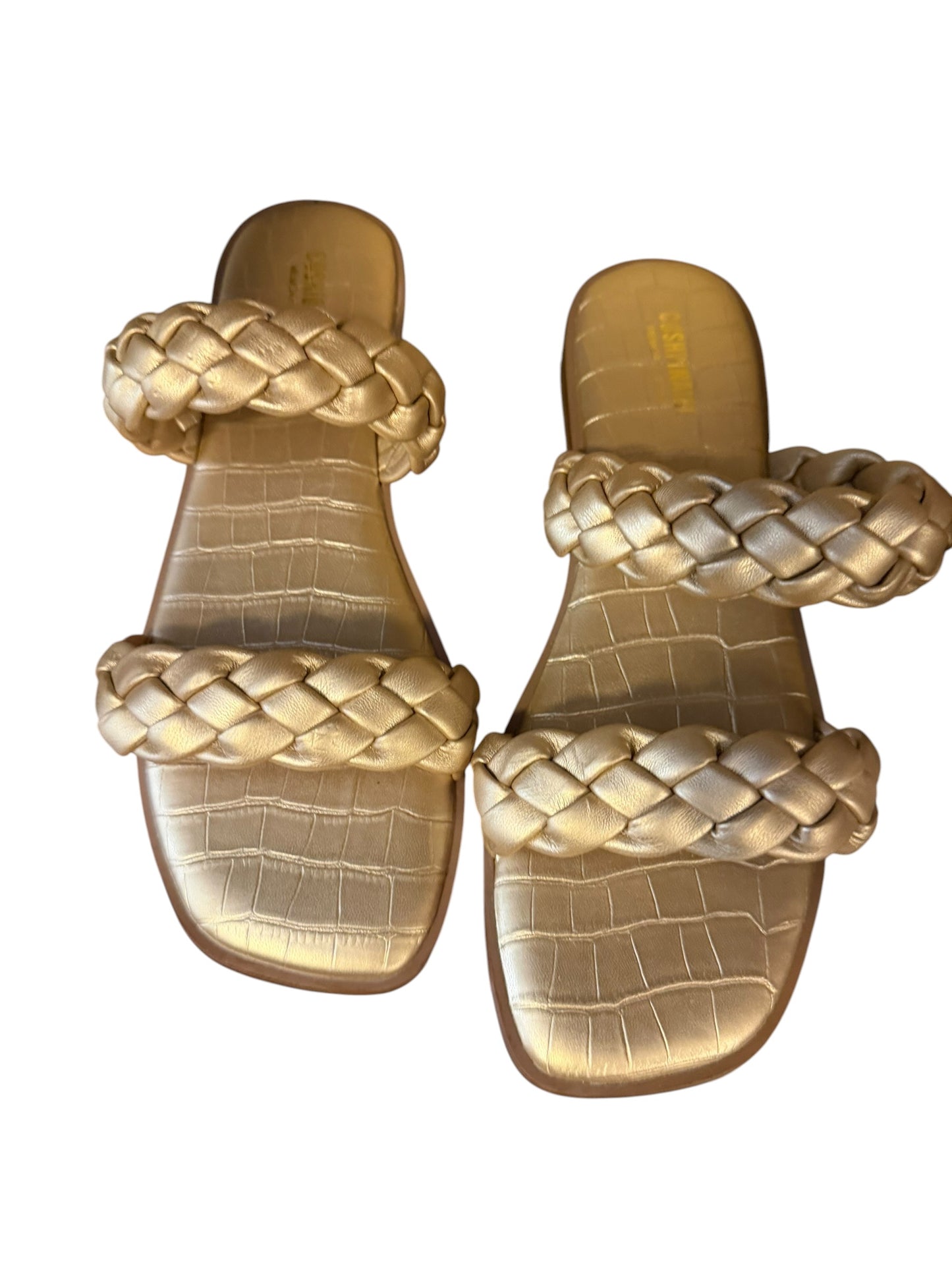 Gold sandals