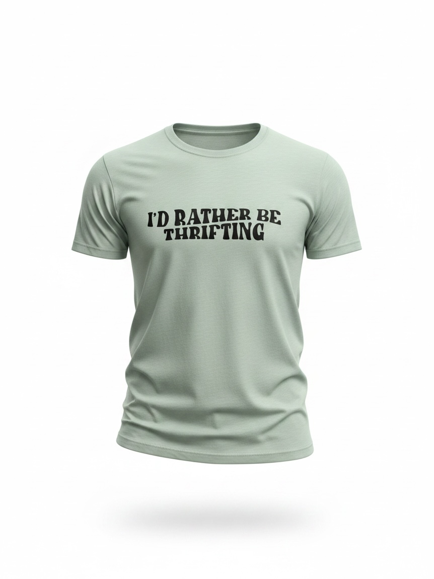I’d rather be thrifting tee