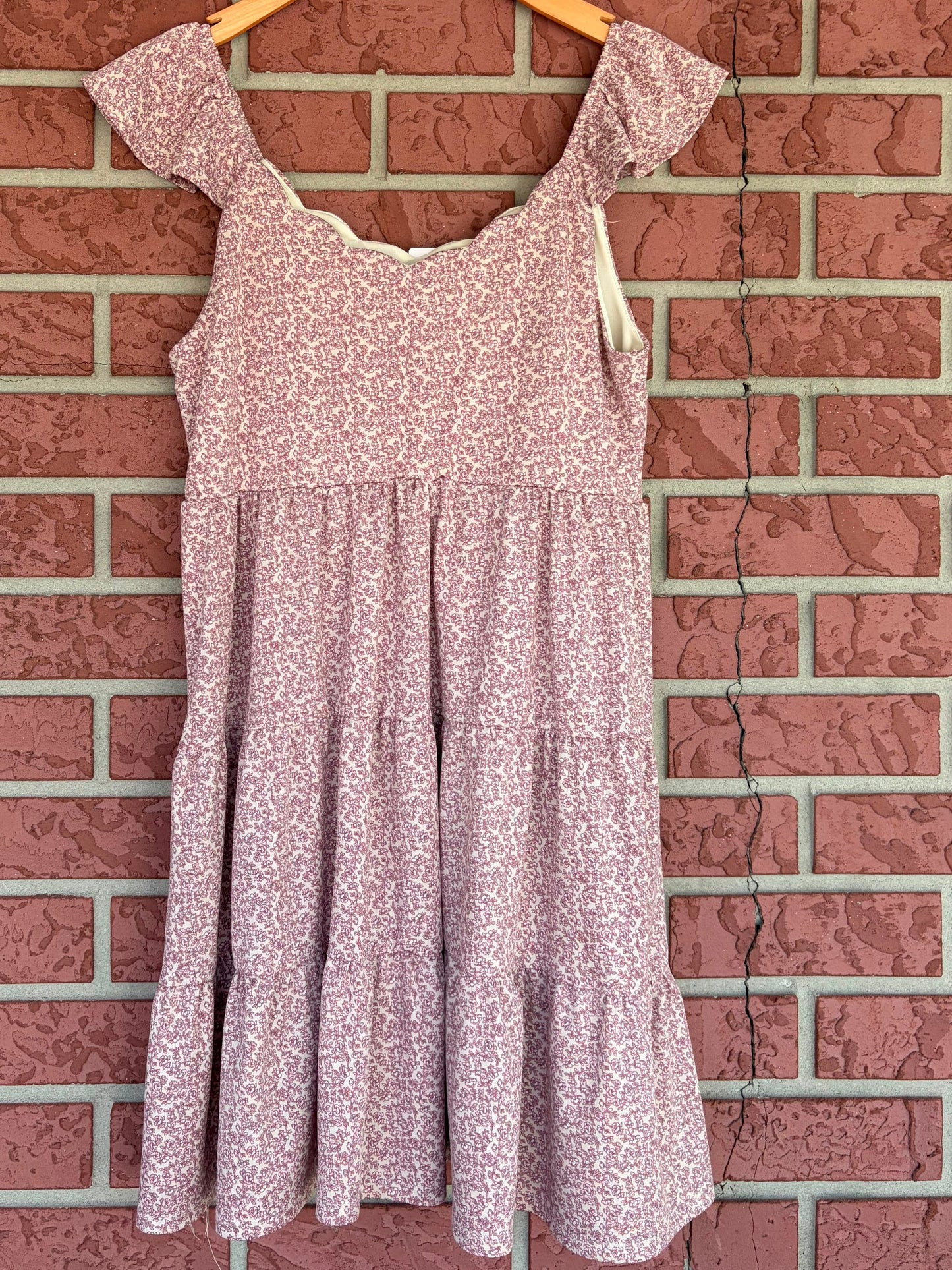 Monteau pink floral dress