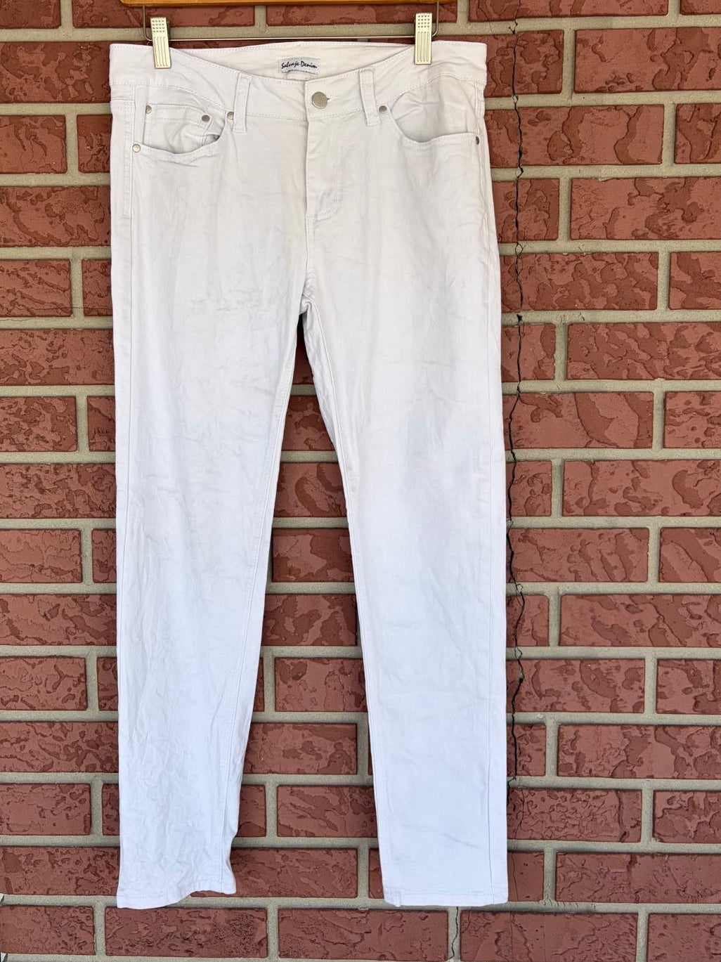 Salvage Denim white jeans