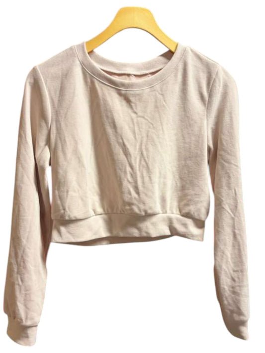 Cream crop sweater