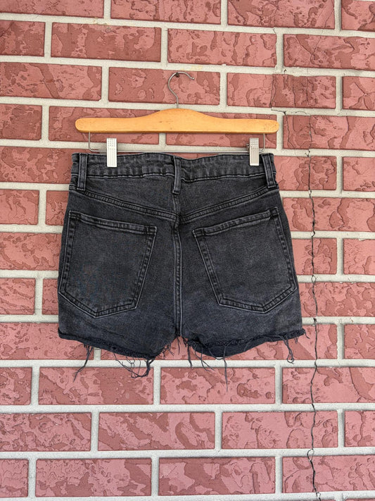 Old Navy black denim shorts