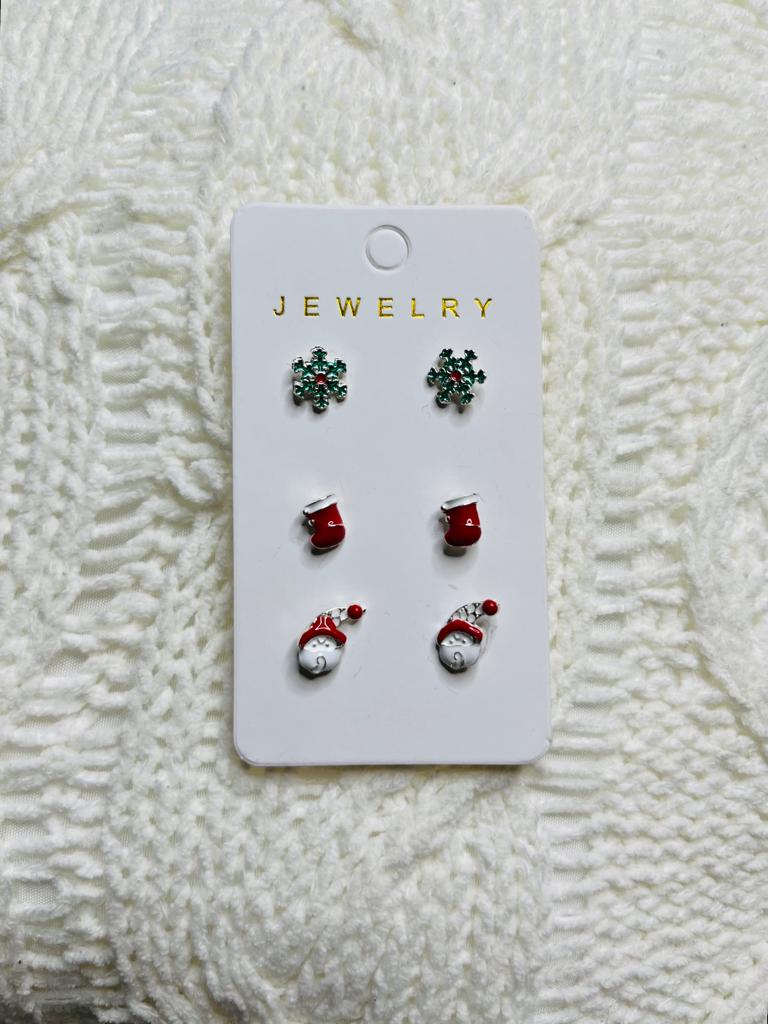 Christmas earring set