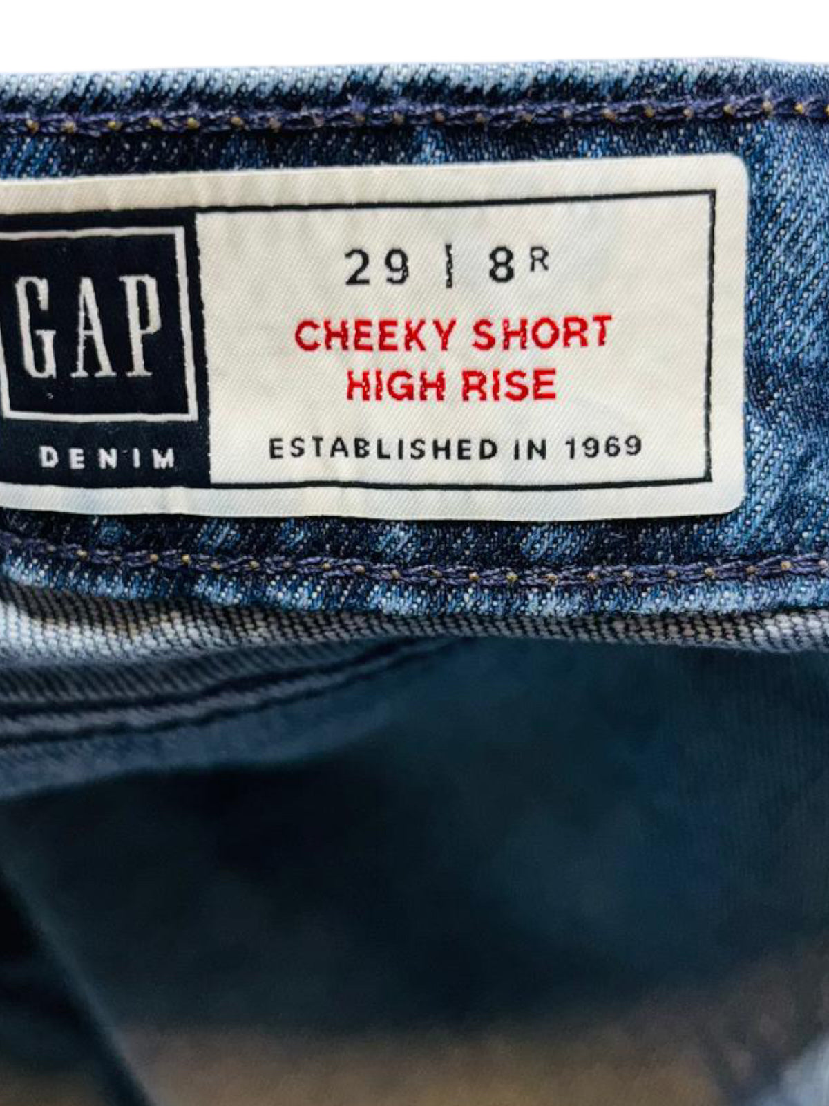Gap Jean Shorts dark denim