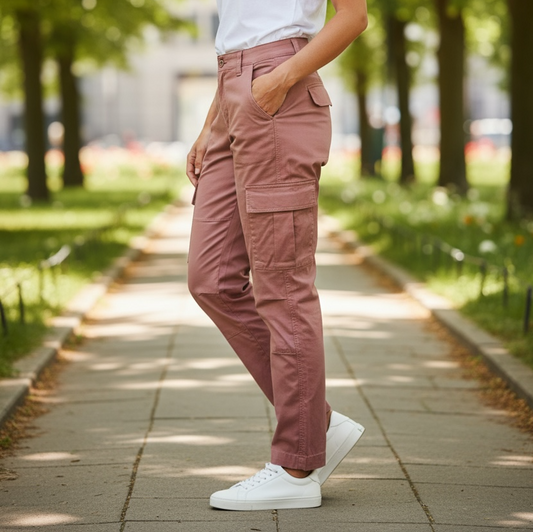 pink cargo pants