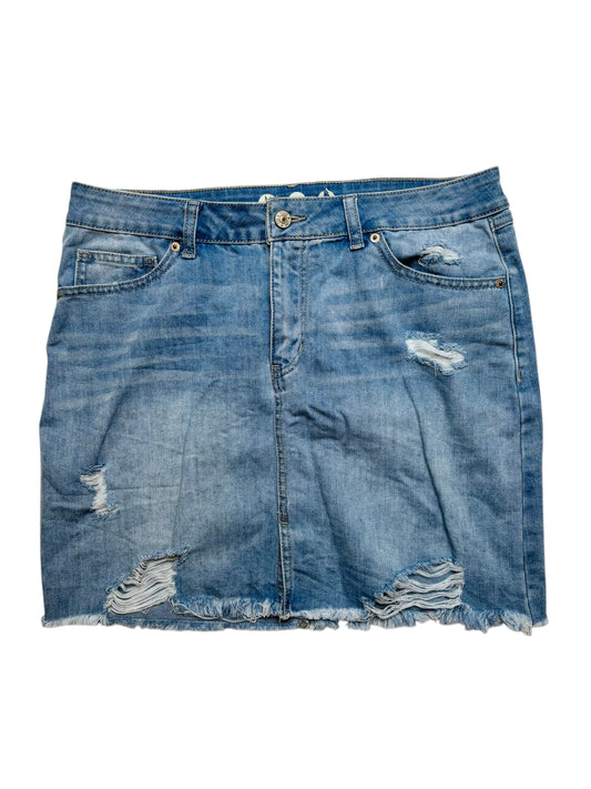 Rewash brand Distressed mini skirt