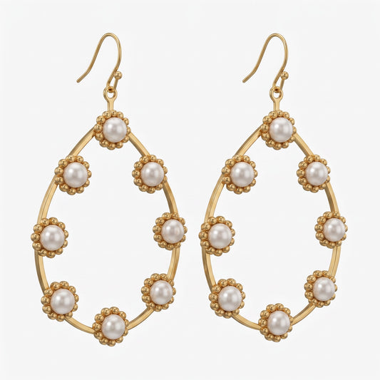 Pearl Gold Earrings