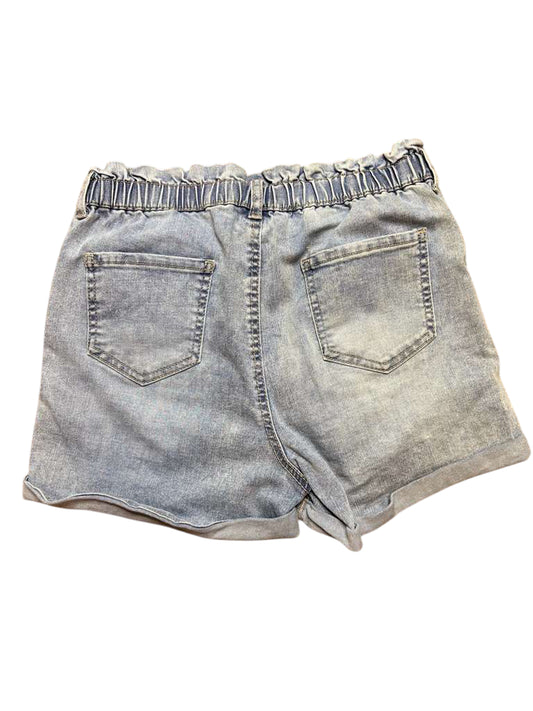 Paper Bag denim shorts