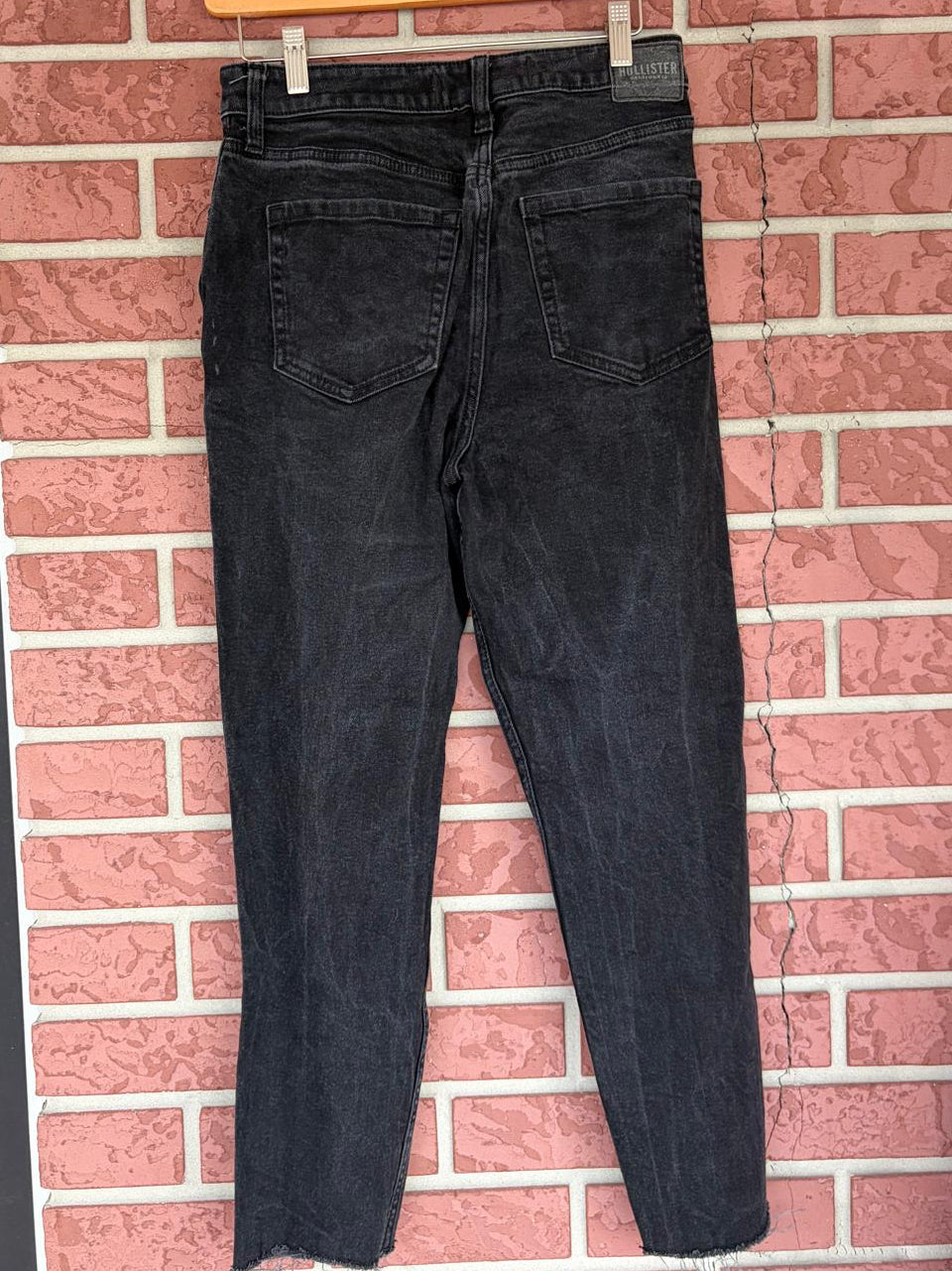 Hollister black mom high waisted jeans