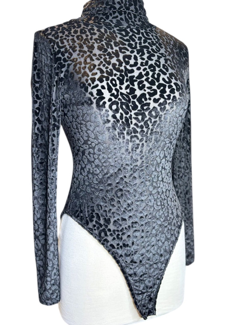 Cheetah print body suit