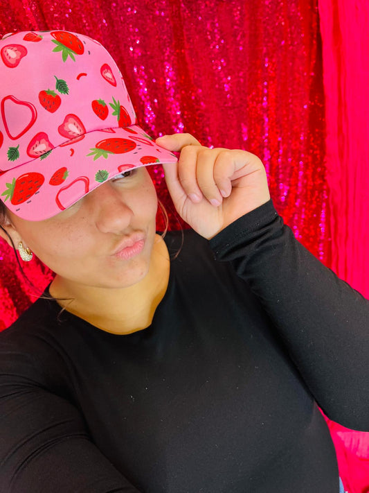 Strawberry Festival Hat PINK