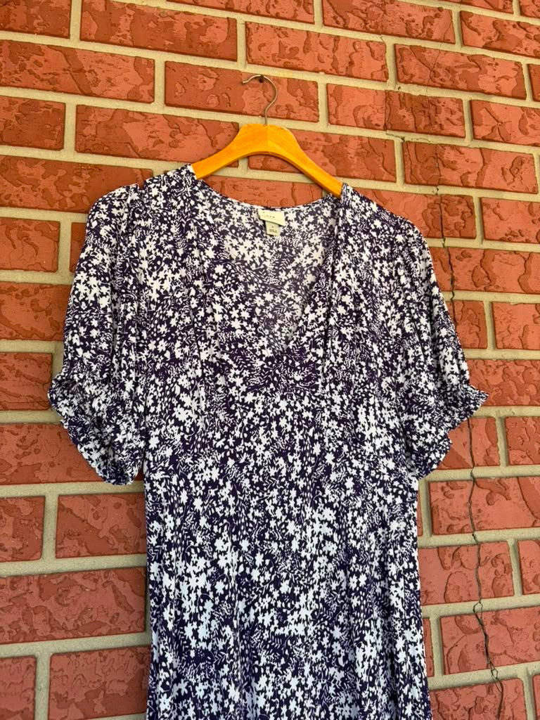 A New Day Purple Floral Dress