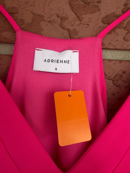 ADRIENNE Hot pink v-neck top