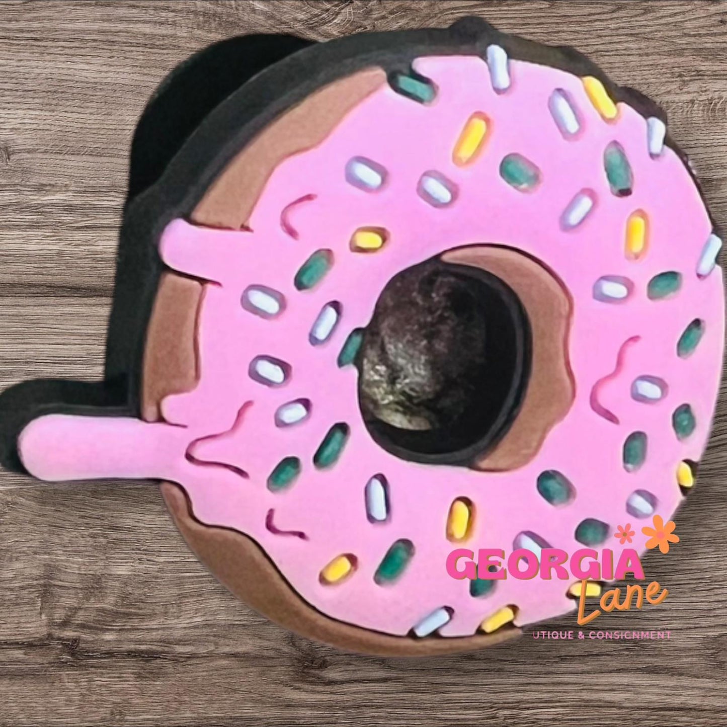 Drip donut shoe charm