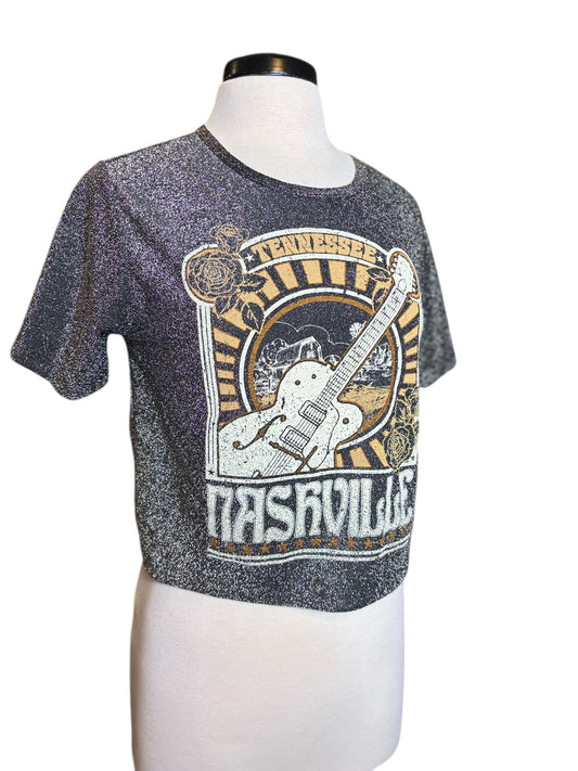 Nashville rock roll bling top