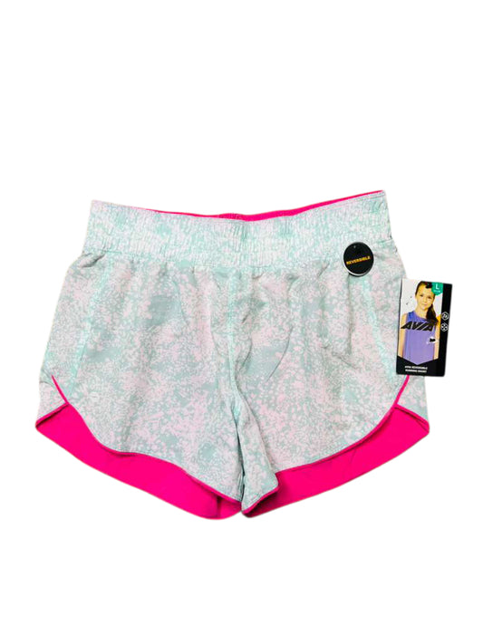 Avia athletic reversible shorts mint and hot pink NWT
