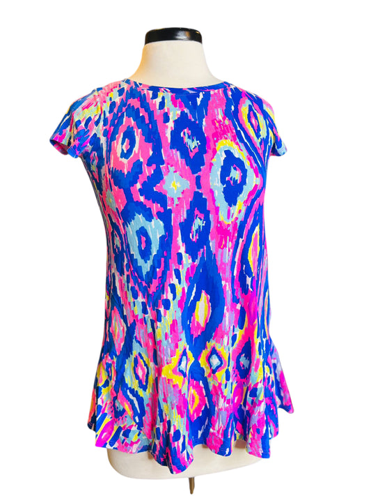 Lilly Pulitzer dramatic color tunic