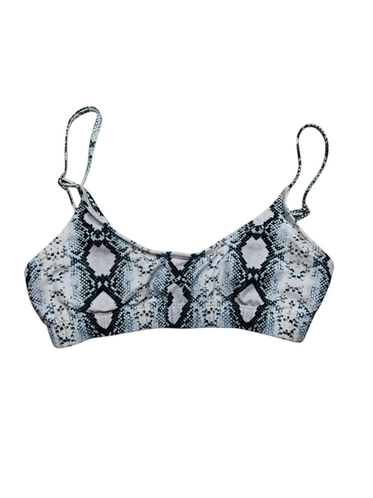 Shein snake skin bikini top
