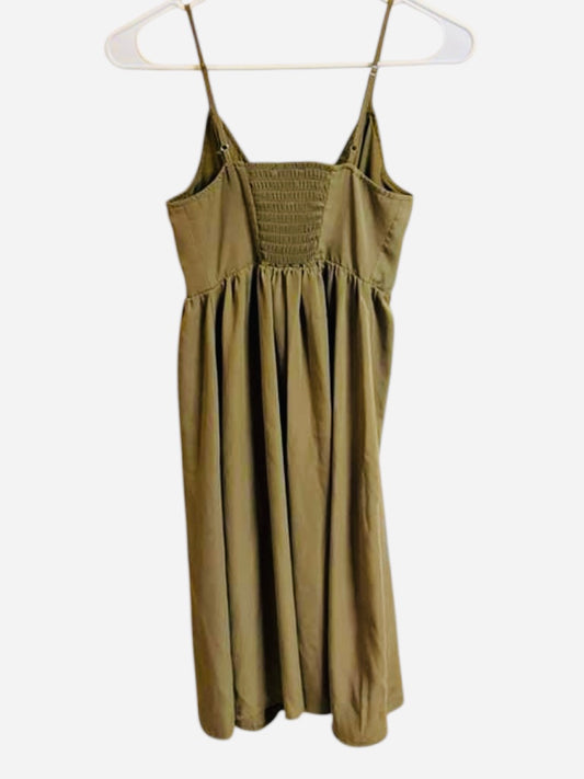 327 Forever 21 green maxi dress