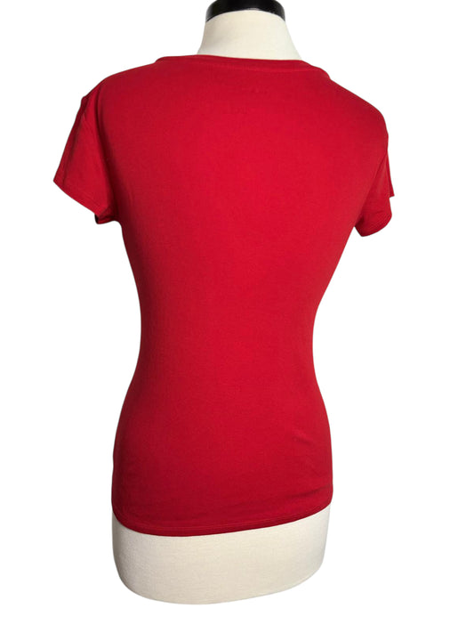 Liz Clabourne red top