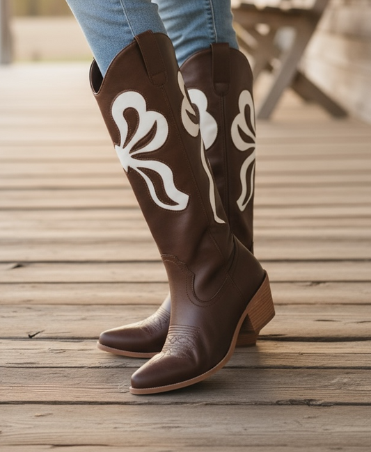 Black Friday brown bow boots viral