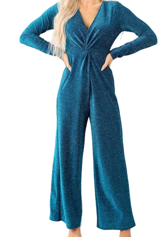 Teal sparkle jumper