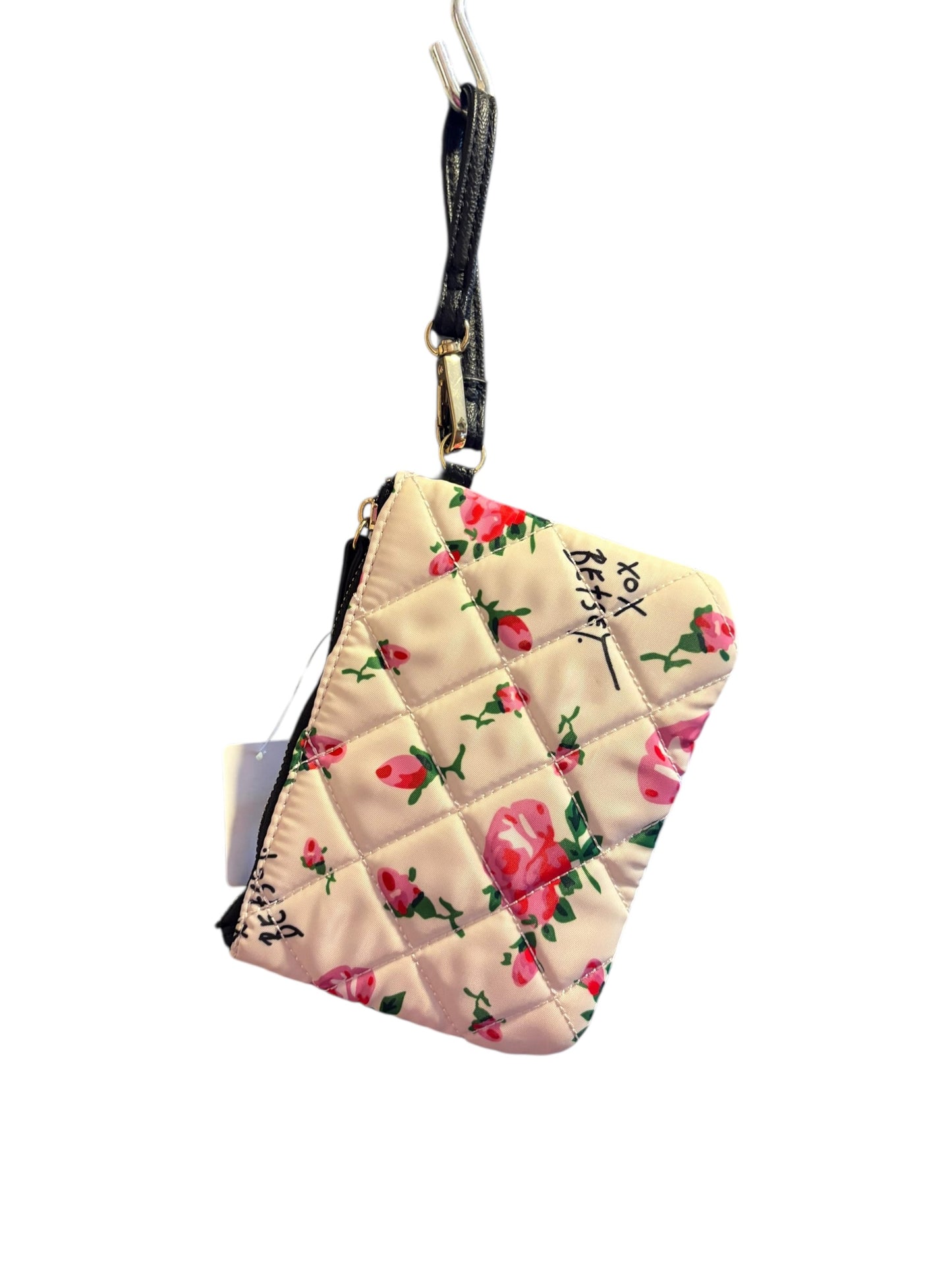 Betsy Johnson wristlet floral