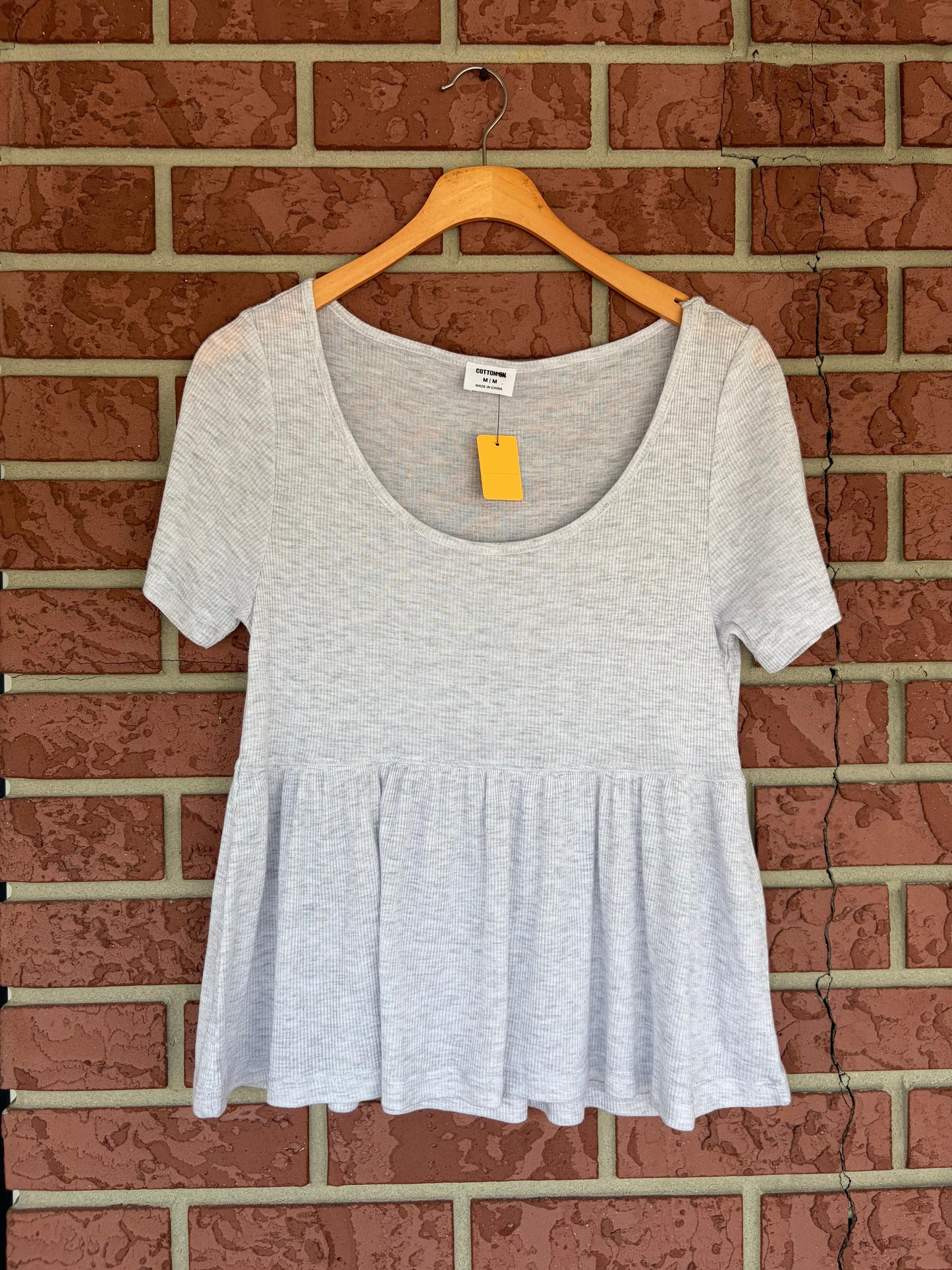 125 Cotton On Grey Top