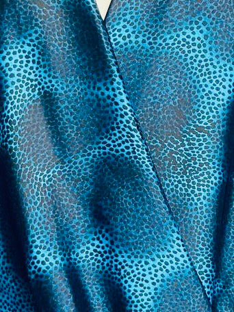 Prive Wrap Front Design Blue Hues