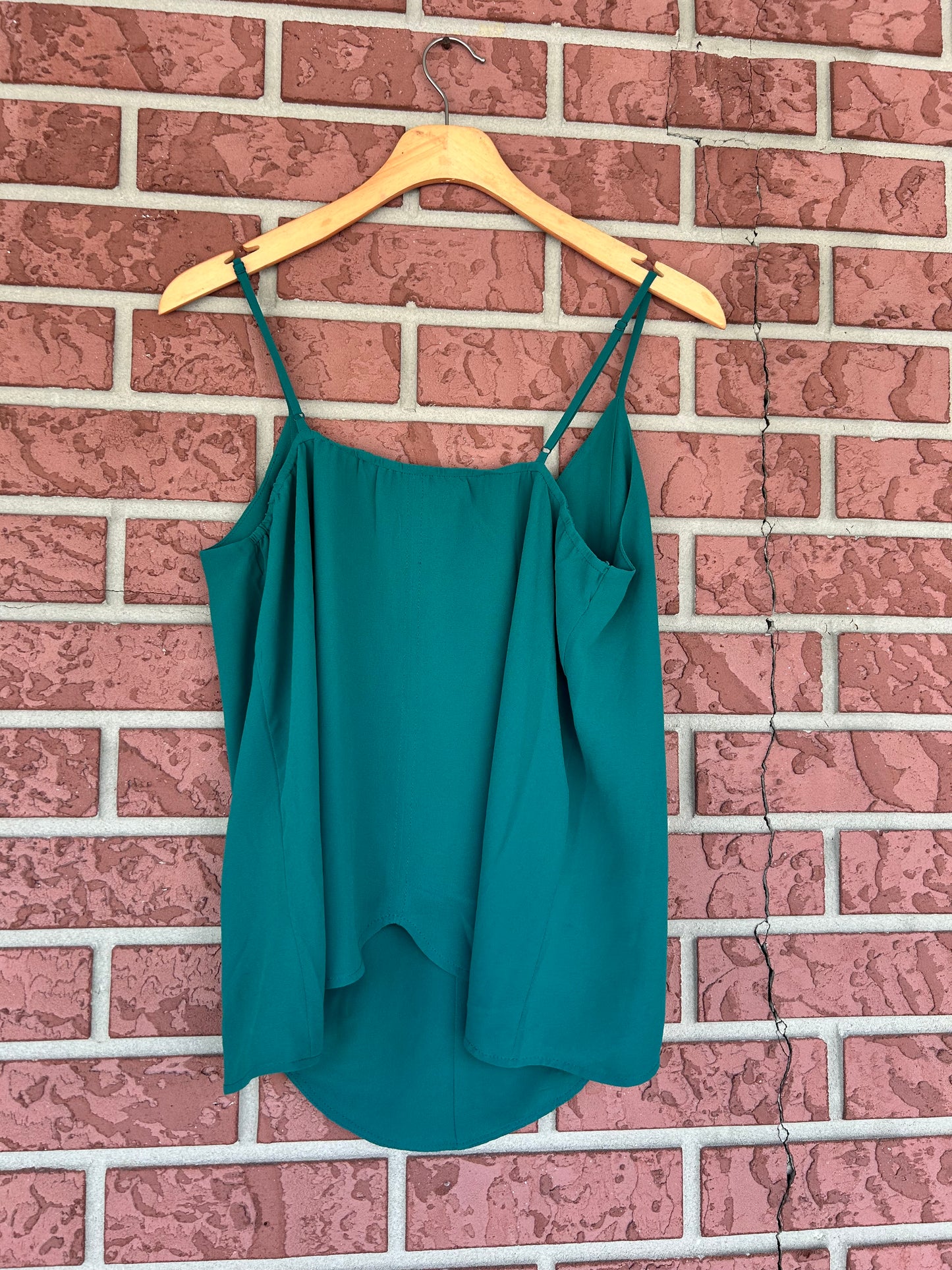 Naked Zebra green tank top