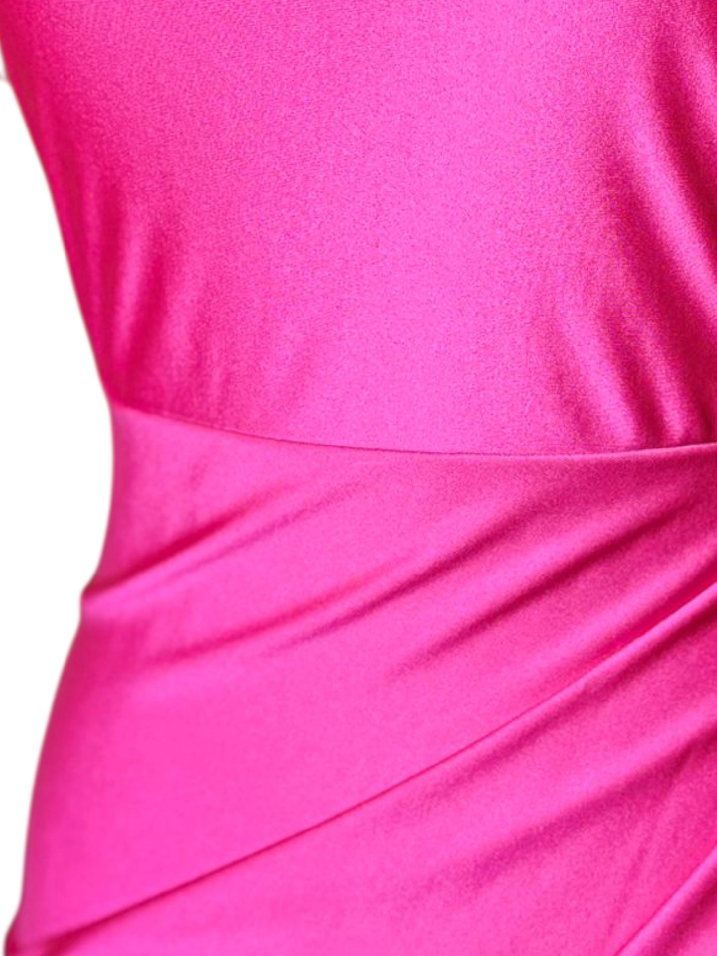 Windsor hot pink high slit dress
