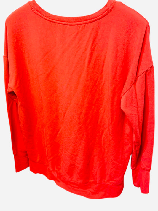 67 90 degrees bright orange sweatshirt