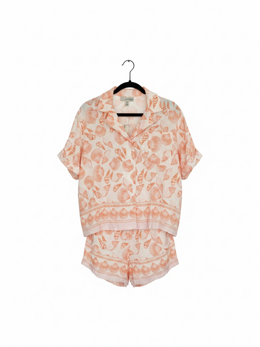 Coral short set