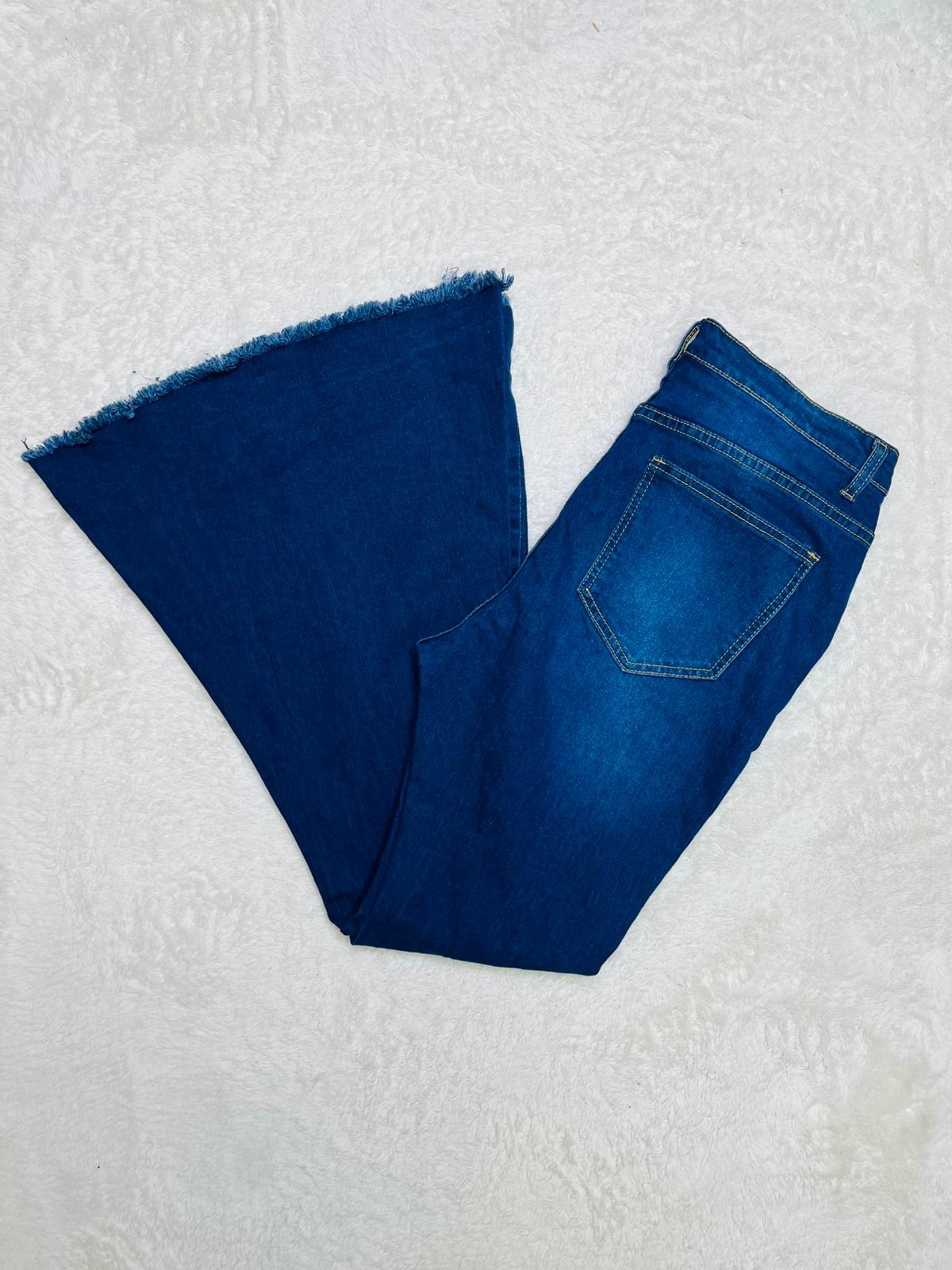 Bell bottoms dark denim