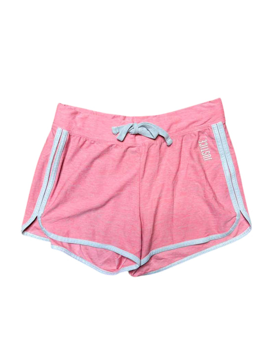 Justice active pink shorts