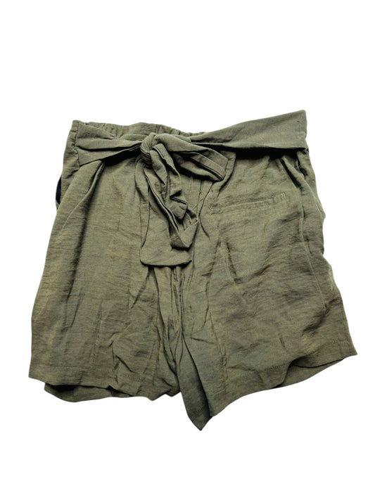 Cisano green paper bag shorts