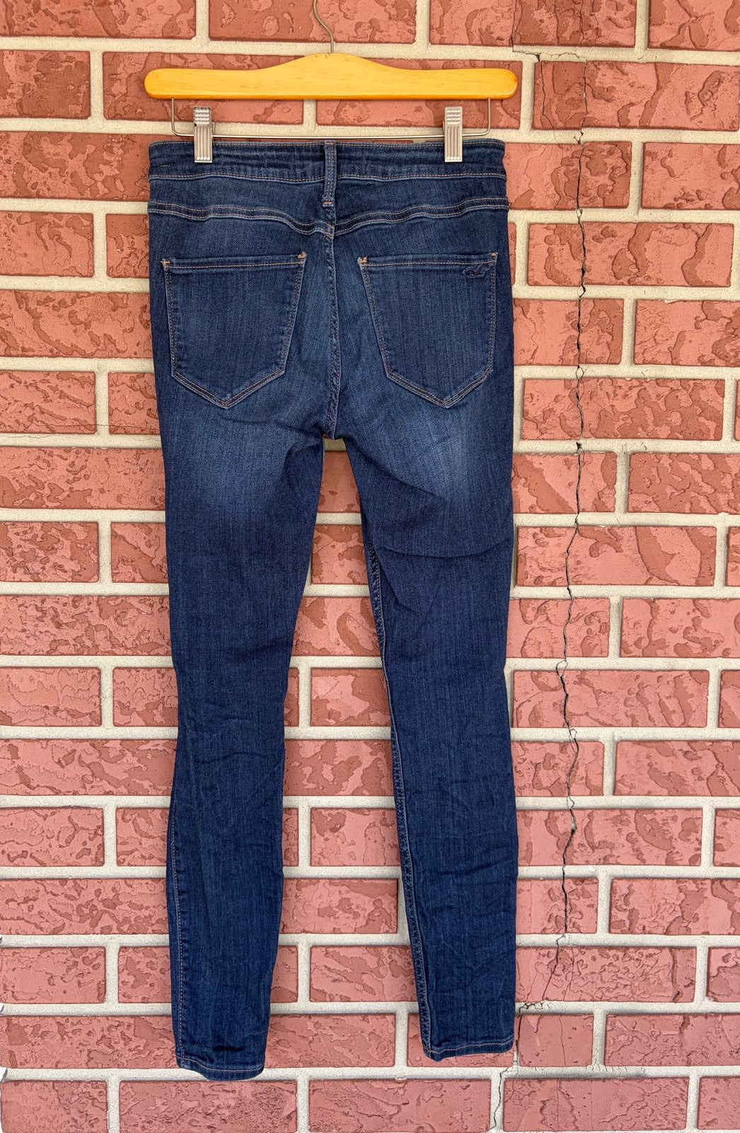 Hollister Dark Distressed Skinny Jeans