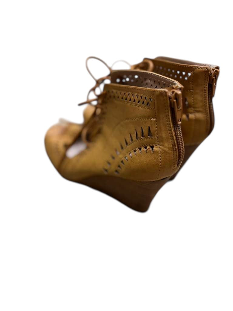 Tye Wedge heels tan