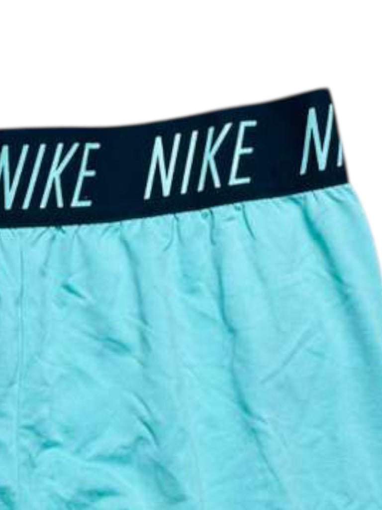 Nike blue shorts black waist