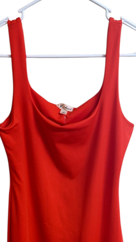 Derek Heart Orange body con dress