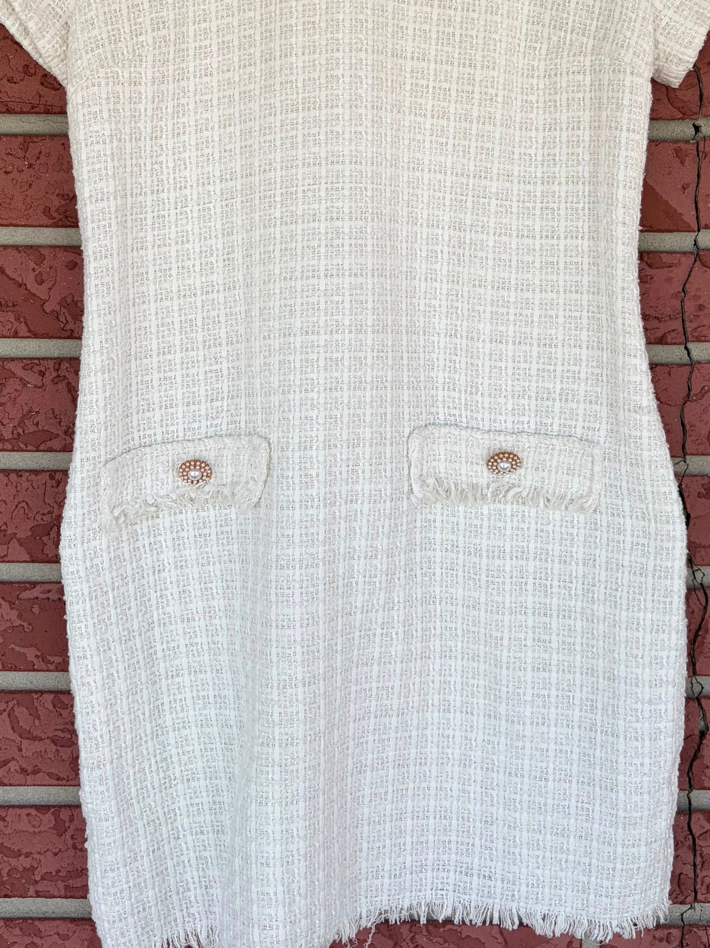 Bebop white cream dress