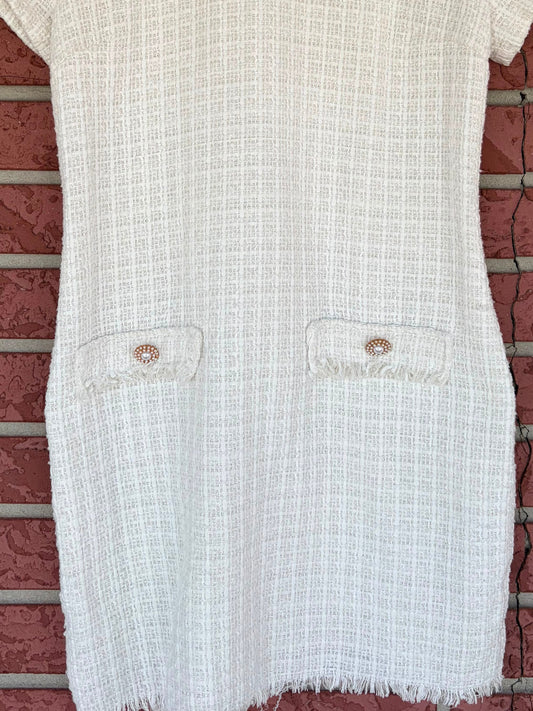 Bebop white cream dress